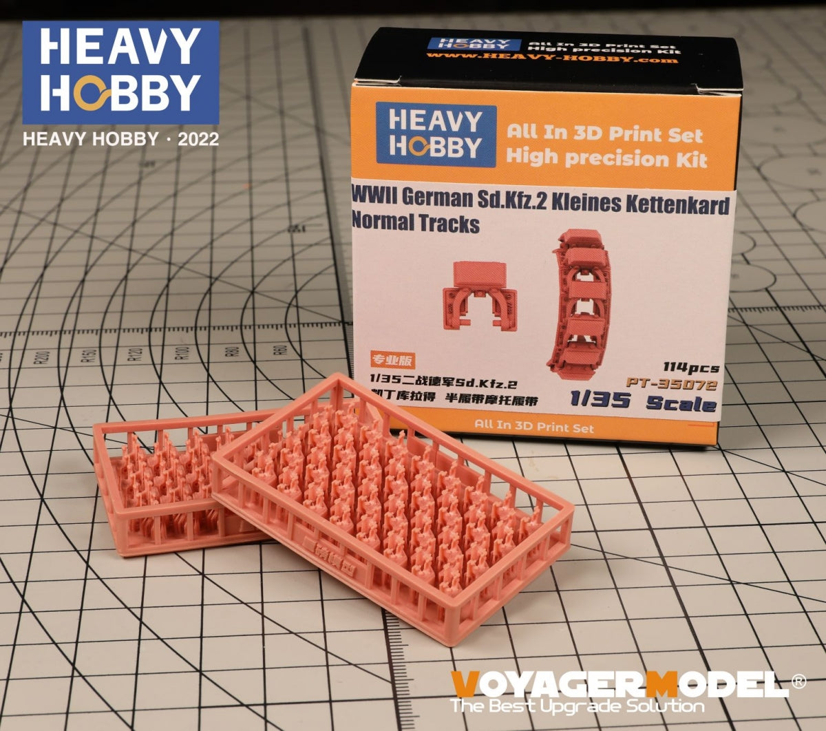 Heavy Hobby PT35072 WWII allemand Sd.Kfz.2 Kleines Kettenkard pistes normales 1/35