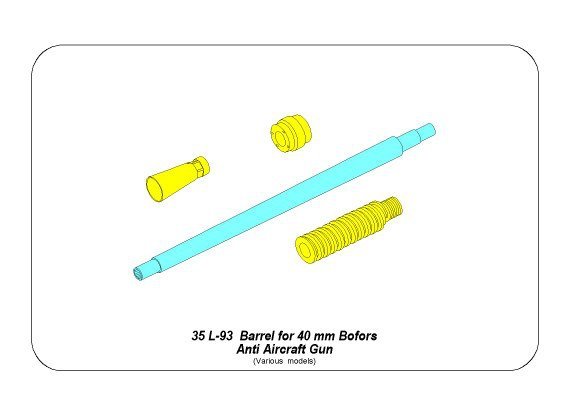 Canon Aber 35L-093 pour canon antiaérien Bofors de 40 mm (1/35) – image 8