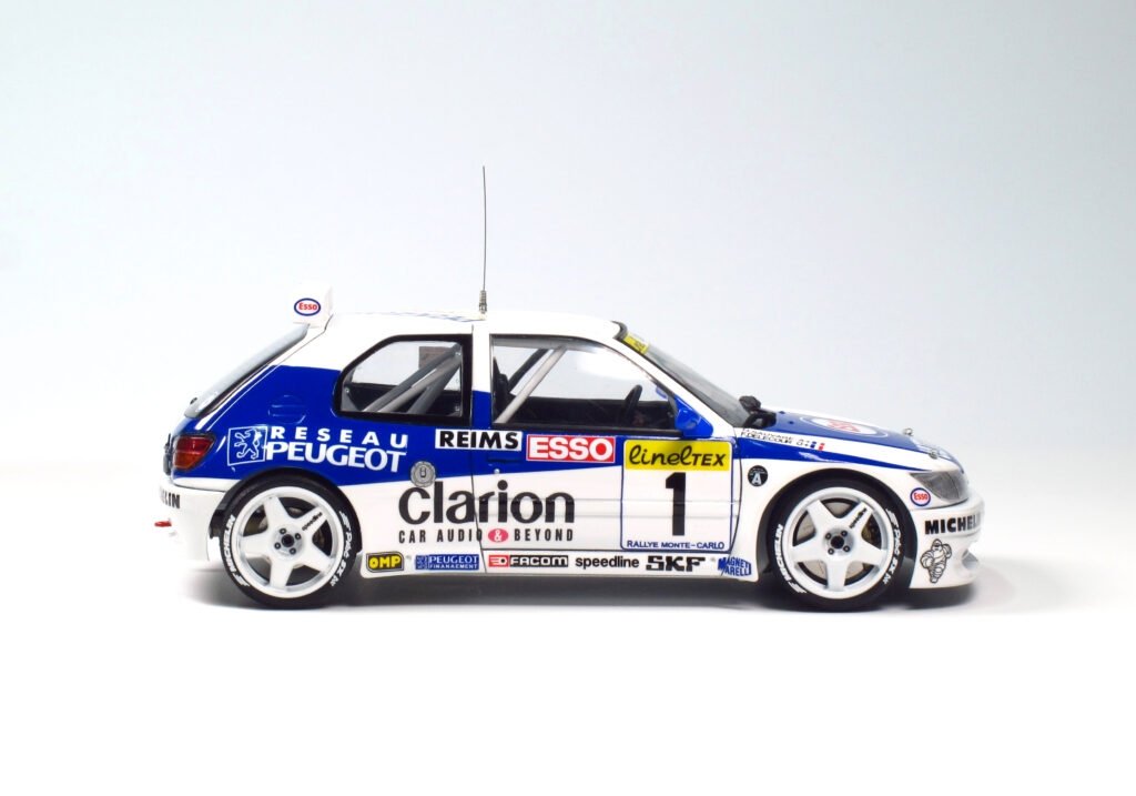 NuNu PN24009 Peugeot 306 MAXi &amp;#39;96 RALLYE DE MONTE CARLO 1/24 – image 4