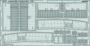 Volets d&amp;#39;atterrissage Eduard 48977 Tempest Mk. V 1/48 EDUARD