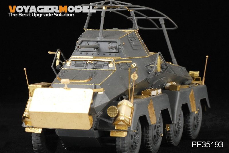 Maquette Voyager PE35193 Sd.Kfz.232 8 ROD allemand de la Seconde Guerre mondiale, version initiale, pour kit TAMIYA au 1/35 – image 9