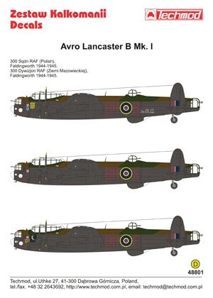 Techmod 48801 - Avro Lancaster BI (1/48) – Bild 2