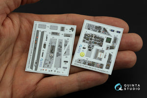 Intérieur imprimé en 3D et coloré sur papier décalcomanie Quinta Studio QDS-32175 MiG-29 9-12 Fulcrum A (Trumpeter) (Petite version) 1/32  – image 3