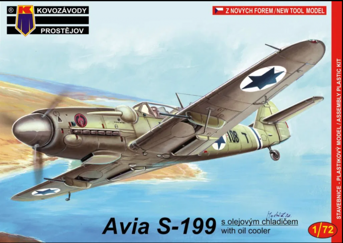 Kovozavody Prostejov KPM0049 Avia S-199 avec refroidisseur d'huile 1/72