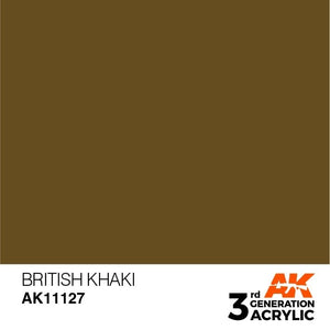AK Interactive AK11127 BRITISH KAKI – STANDARD 17 ml