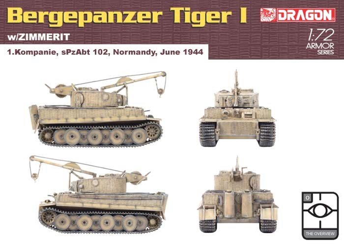 Dragon 7210 Tigre de démolition avec Zimmerit (1/72) – immagine 2