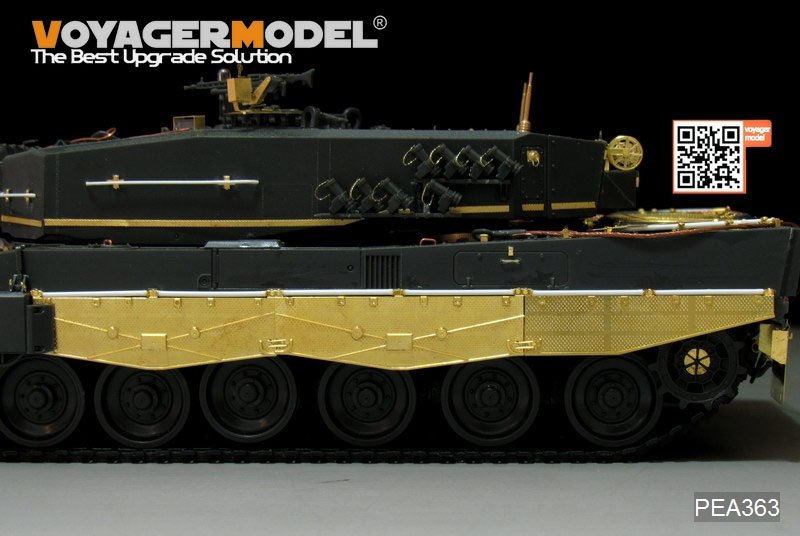 Voyager modèle PEA363 léopard allemand moderne 2A4 Schurzen (pour MENG TS-016) 1/35 – image 3