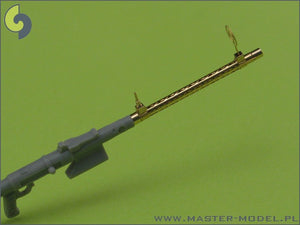 Master AM-32-013 Mitrailleuse d&amp;#39;avion allemande MG 15 - canons tournés et viseurs photogravés (2 pièces) (1/32)  – image 2