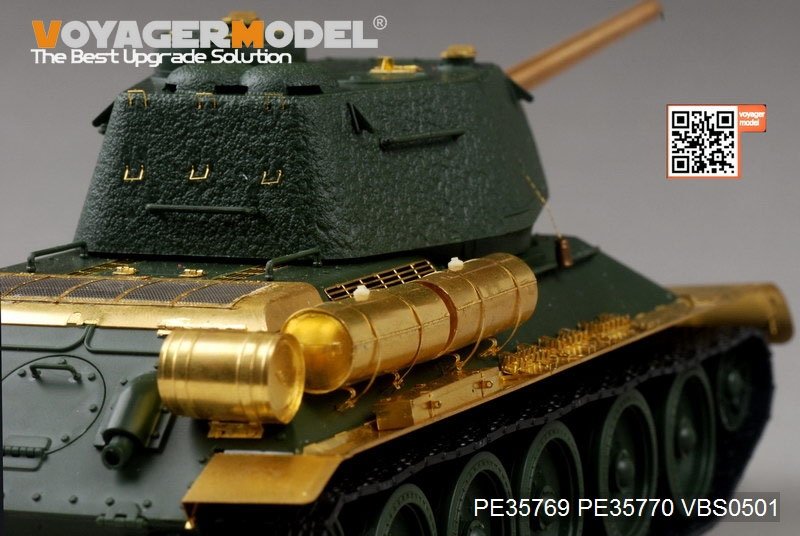 Voyager Model PE35770 Garde-boues pour char russe T-34/85 de la Seconde Guerre mondiale (pour ACADMY 13290) 1/35 – image 3