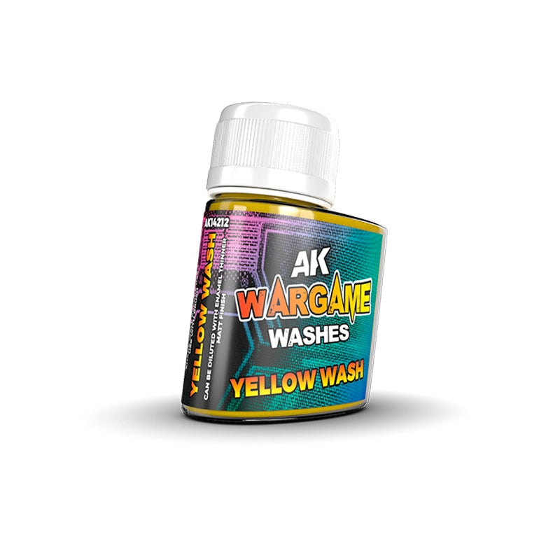 AK Interactive AK14212 Lavage jaune – Série Wargame 35 ml