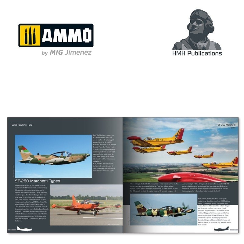 HMH Publications DH-016 SIAI Marchetti SF.260 (VERsion anglaise) – immagine 2
