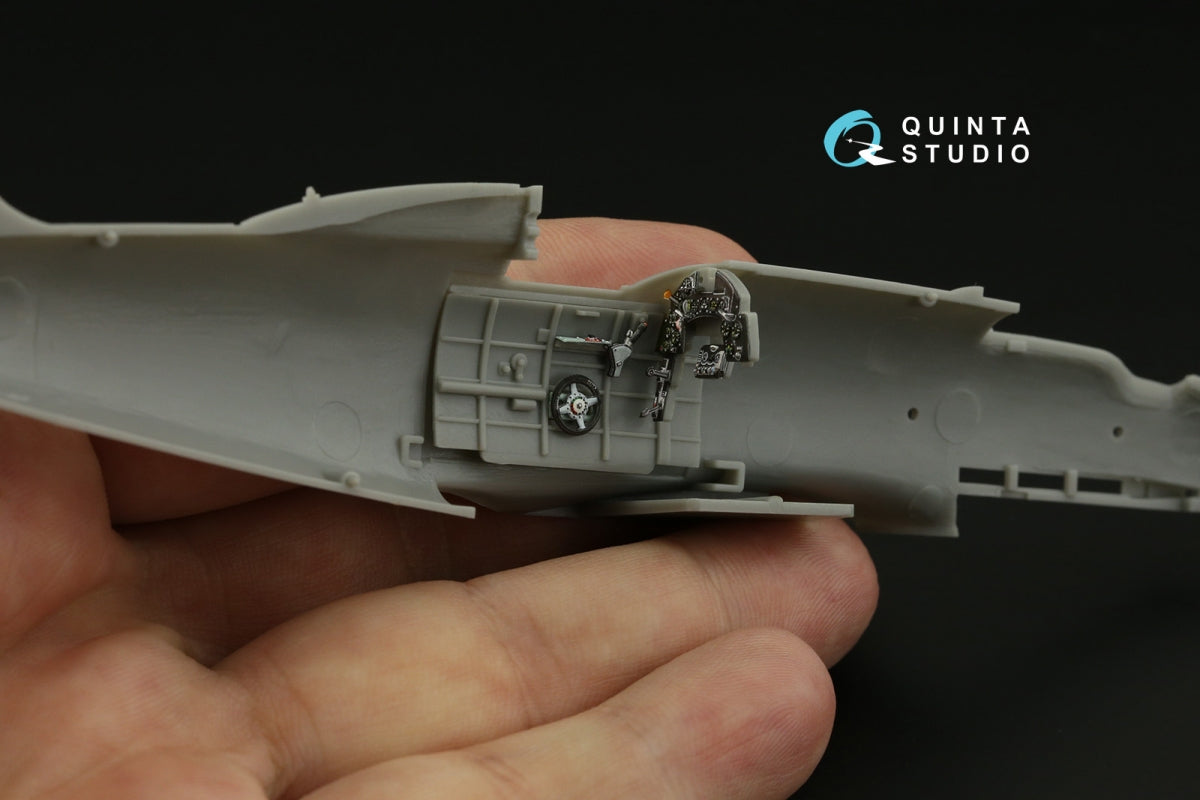 Quinta Studio QDS-48389 Macchi C.202 Folgore Early Intérieur imprimé en 3D et coloré sur papier décalcomanie (Hasegawa/Eduard) (Petite version) 1/48 – immagine 4