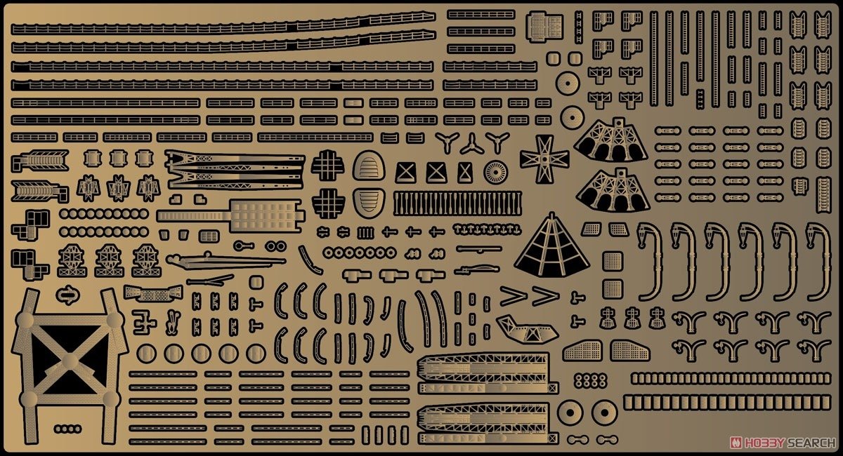 Fujimi 433172 TOKU-99 EX-1 Pièces photogravées pour IJN Heavy Cruiser Ibuki 1/700 – Bild 3