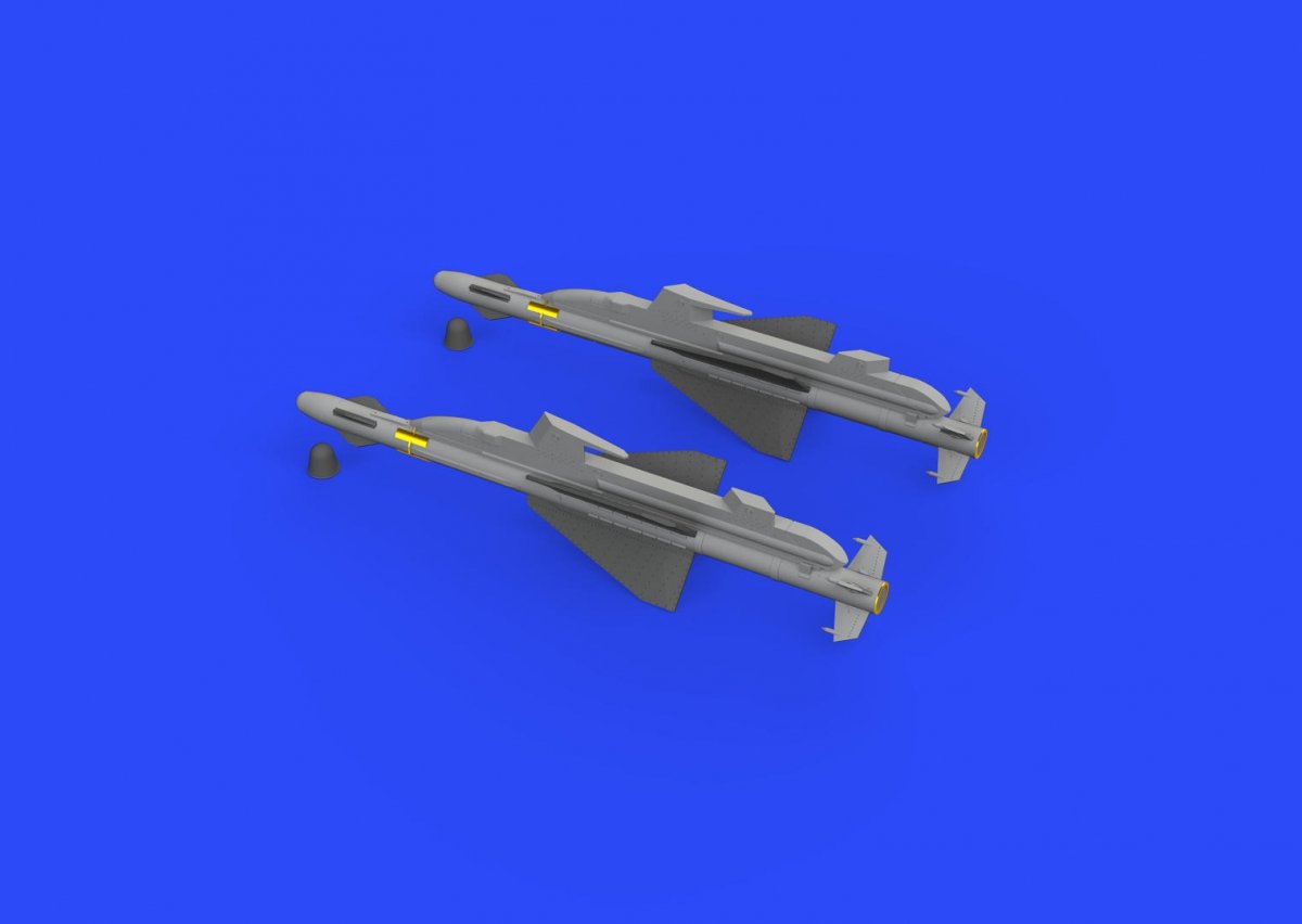 Missiles Eduard 648433 R-23T pour MiG-23 EDUARD, TRUMPETER 1/48