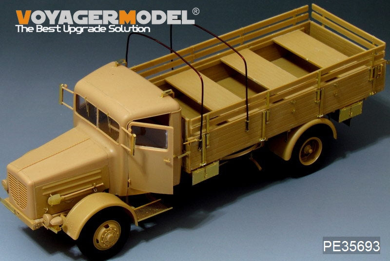Camion cargo allemand Bussing Nag L4500A 4x4 de la Seconde Guerre mondiale, modèle Voyager PE35693, pour AFV 35270, échelle 1/35 – immagine 5