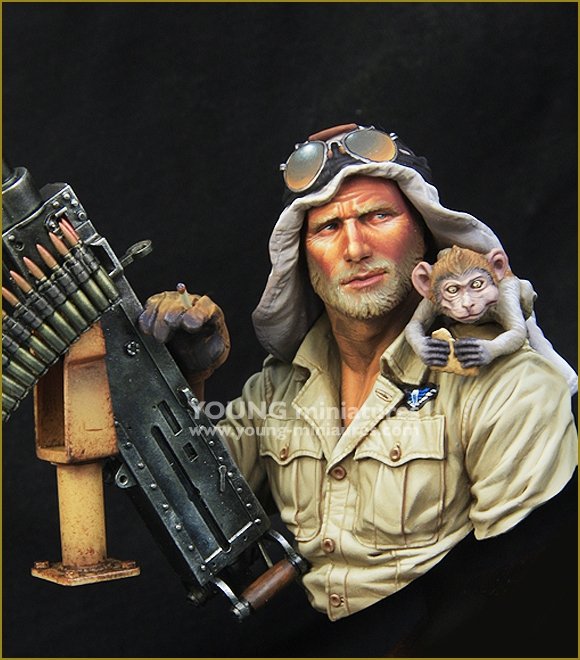 Young Miniatures YM1867 Artilleur de Jeep SAS britannique, Afrique du Nord 1941, échelle 1/10 – image 2