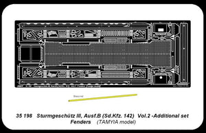 Aber 35198 Canon automoteur antichar allemand Sturmgeschütz III, Ausf.B (Sd.Kfz. 142) - vol. 2 - jeu supplémentaire - ailes (1/35) – image 4