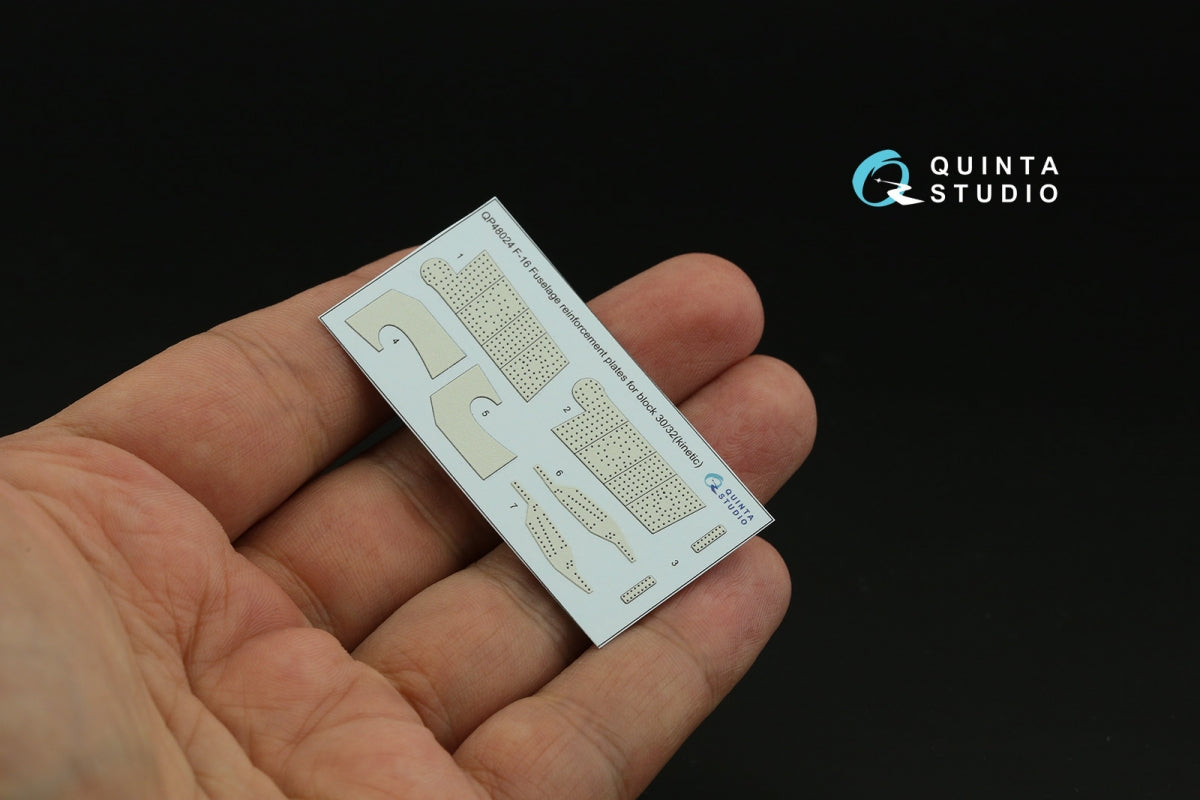 Quinta Studio QP48024 Plaques de renfort bloc 30/32 F-16 (Outil Kinetic 2008) 1/48 – imagen 3