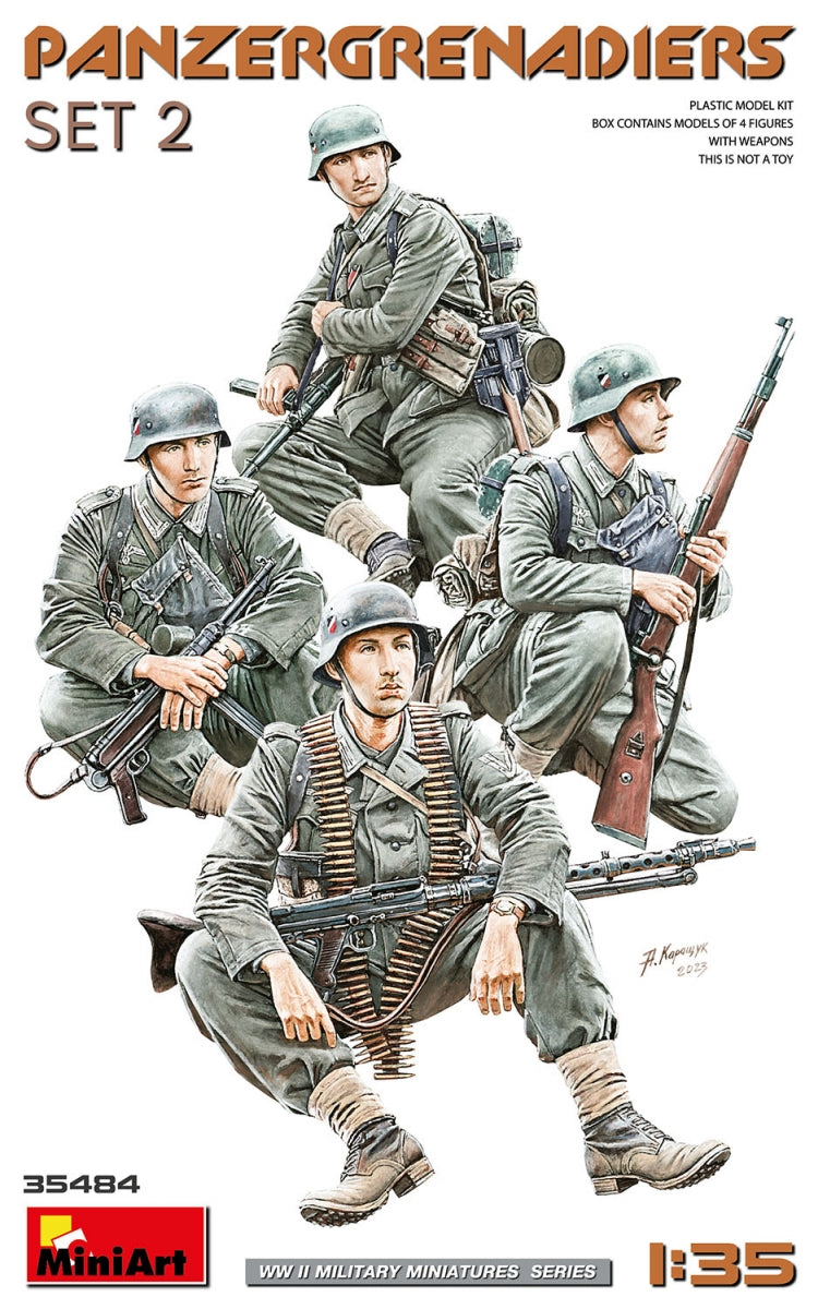 MiniArt 35484 ENSEMBLE DE PANZERGRENADIERS 2 1/35