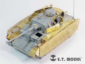 ET Modèle E35-091 WWII allemand Pz.Kpfw.IV Ausf.J Schurzen (version tardive) (pour DRAGON Smart Kit) (1/35) – image 3