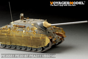 Voyager modèle PEA311 WWII allemand Jagdpanzer IV/70(A) &amp;quot;Thoma Shields&amp;quot; treillis métallique schürzen pour DRAGON 6082 6689/TRISTAR KIT 35048 1/35 – immagine 4