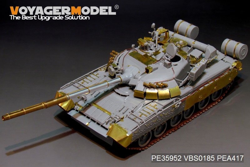 Maquette Voyager PE35952 Char de combat principal russe moderne T-80U (lanceur de fumée inclus) pour TRUMPETER 09525 1/35  – Bild 2