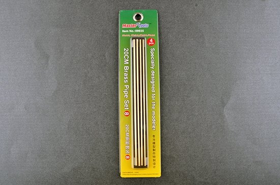 Ensemble de 8 tuyaux en laiton Trumpeter 09935 de 20 cm