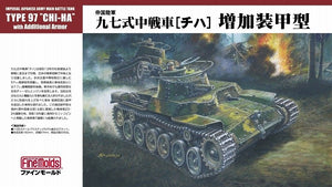 Maquette Fine Molds FM27 Char de combat principal IJA Type 97 Chi-Ha avec blindage additionnel 1/35