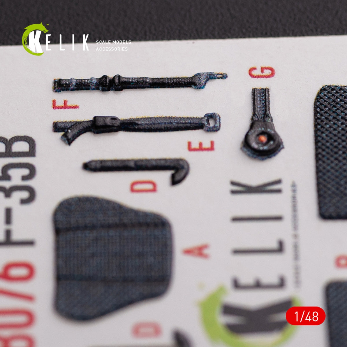 Décalcomanies 3D intérieures KELIK K48076 pour maquette Tamiya au 1/48 du F-35B – image 6