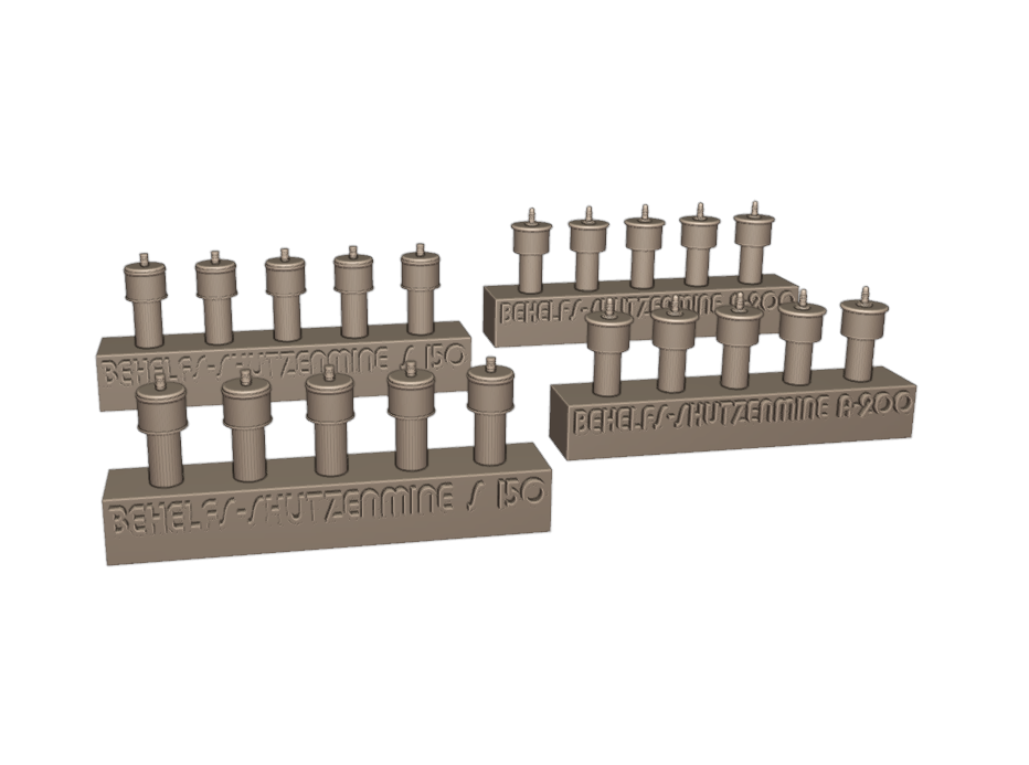 Yamamoto Model Parts YMP3510 Ensemble de mines antipersonnel allemandes n° 2 1/35 – Bild 2