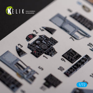 KELIK K72127 FG.1 Phantom - décalcomanies 3D intérieures pour maquette Airfix au 1/72 – image 2