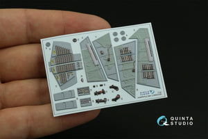Intérieur du F-14B imprimé en 3D et coloré, modèle Quinta Studio QD32099 (Trumpeter), échelle 1/32 – image 8