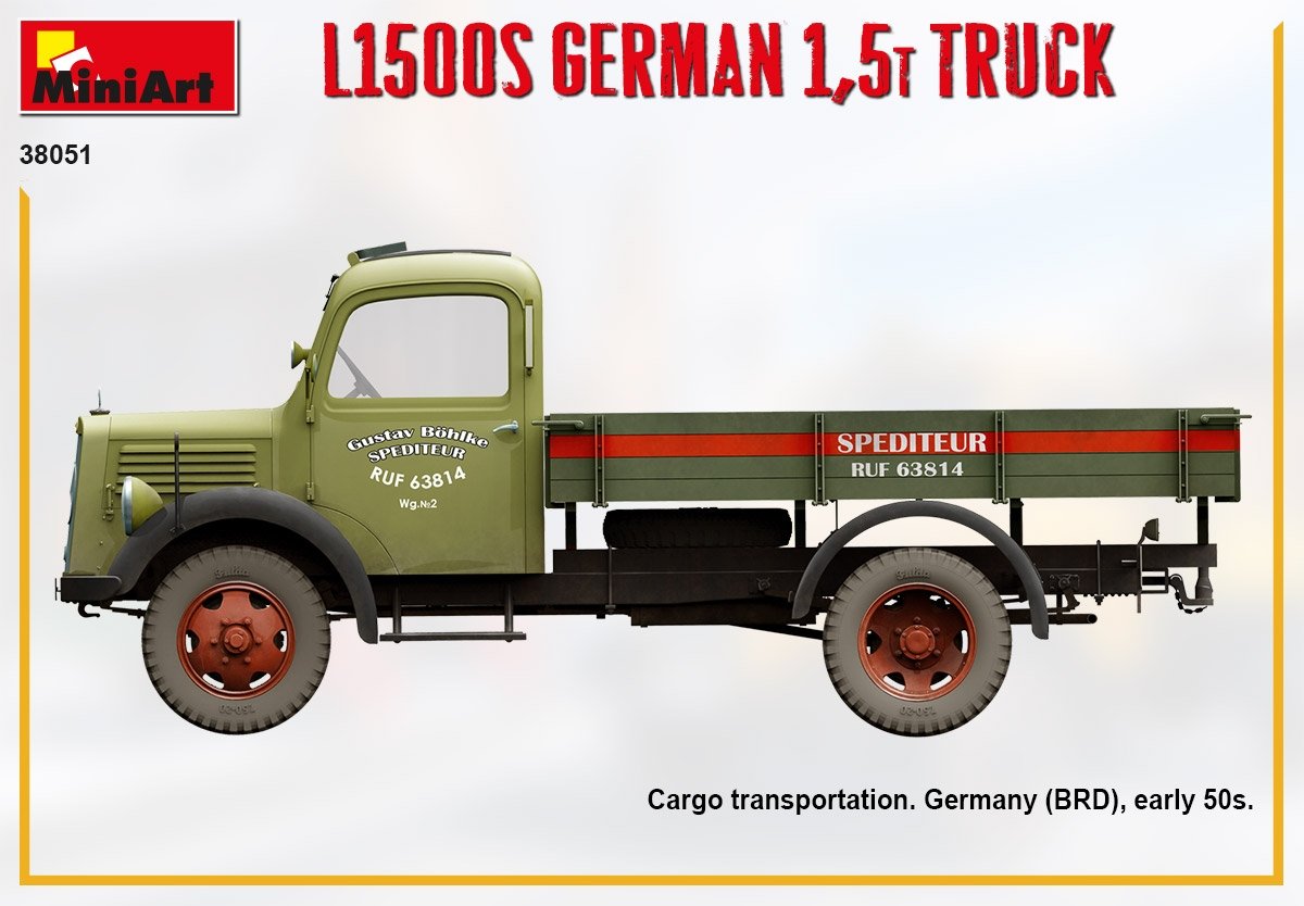 MiniArt 38051 L1500S CAMION ALLEMAND 1.5T 1/35  – image 2