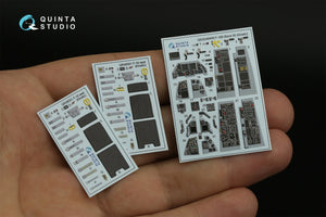 Intérieur imprimé en 3D et coloré pour le F-16D Block 50 de Quinta Studio QD48408 (outillage Kinetic 2022), échelle 1/48 – Bild 4