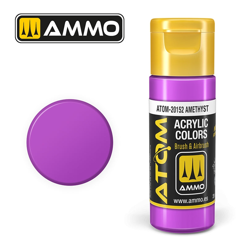AMMO de Mig Jimenez 20152 ATOM COLOR Améthyste 20ml 