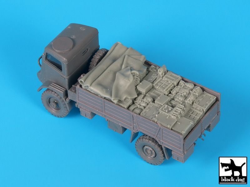 Ensemble d&amp;#39;accessoires Black Dog T72096 Bedford QL pour maquettes IBG au 1/72 – image 6