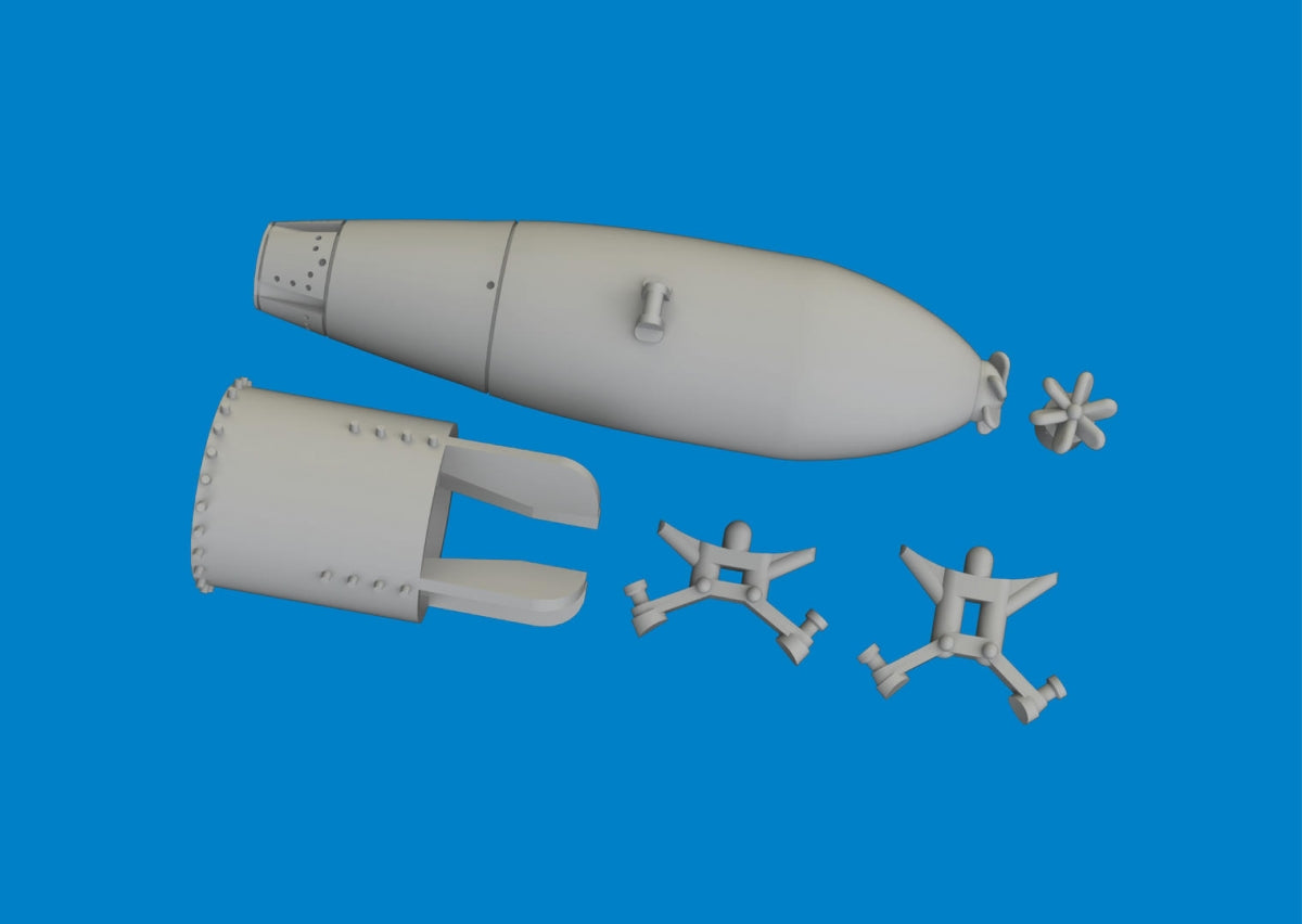 Eduard 6481081 P-40 Bombe britannique 250 lb Mk.1 - Maquette au 1/48 – image 4