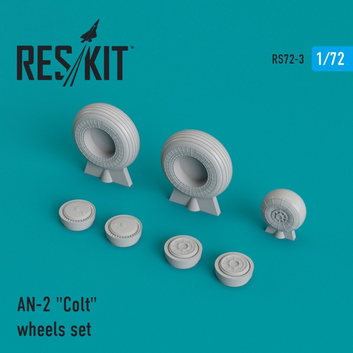 RESKIT RS72-0003 AN-2 « COLT » JEU DE ROUES 1/72