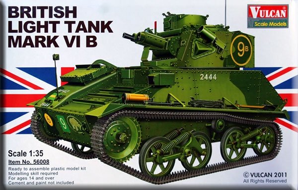 Vulcan 56008 British Light Tank MK VI B (1/35)