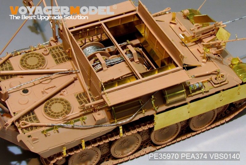 Modèle Voyager PE35970 Bergepanther Ausf.A allemand de la Seconde Guerre mondiale (type tardif, porte-outils Panther G) Base pour MENG SS-015 1/35 – image 12