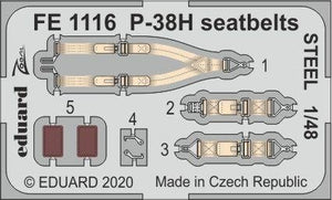 Eduard BIG49268 P-38H TAMIYA 1/48 – immagine 4