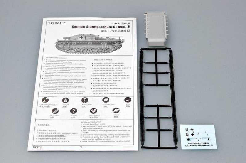Trompettiste 07256 Sturmgeschutz III Ausf. B (1/72) – imagen 3