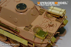 Maquette Voyager PE35936 Panther D allemand de la Seconde Guerre mondiale avec réservoirs de carburant « Stadtgas » (de base pour MENG TS-038 au 1/35) – Bild 12