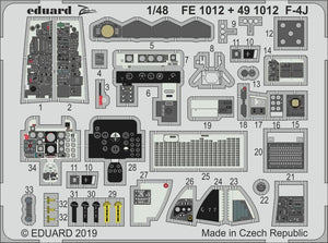 Intérieur du F-4J Eduard 491012 ACADEMY 1/48
