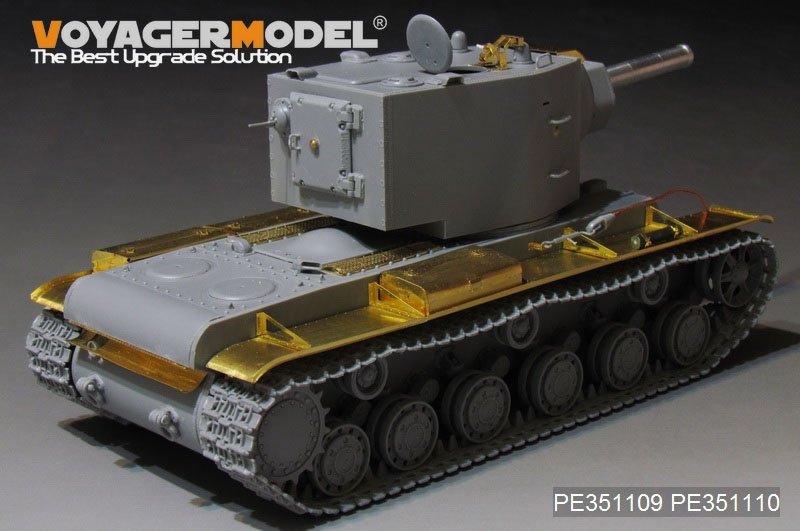 Kit de mise à niveau de base Voyager Model PE351109 pour KV-2 russe de la Seconde Guerre mondiale, compatible avec TRUMPETER au 1/35 – image 6