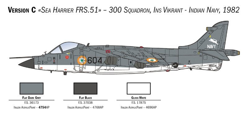 Italeri 1236 FRS.1 Sea Harrier 1/72  – image 6