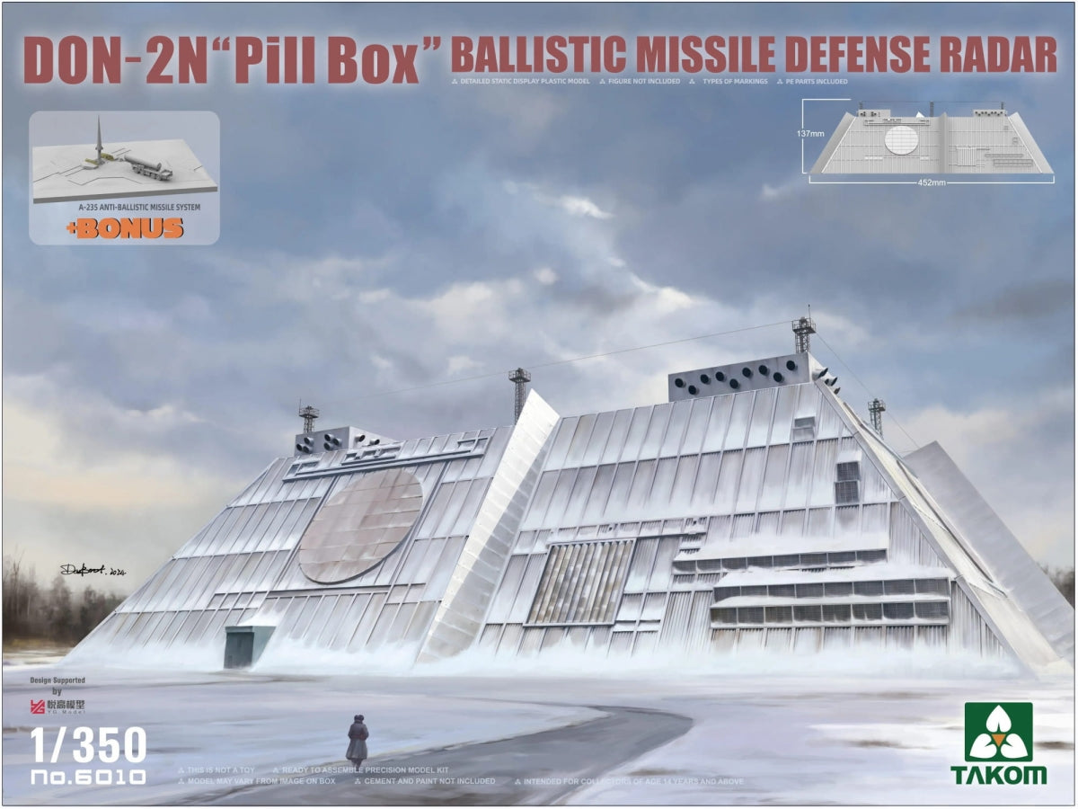 Radar de défense antimissile balistique Takom 6010 DON-2N (boîtier blindé) à l&amp;#39;échelle 1/350