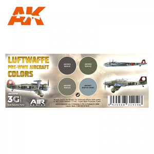AK Interactive AK11715 LUFTWAFFE PRE-WWII AIRCRAFT COLORS 4x17 ml – zdjęcie 2
