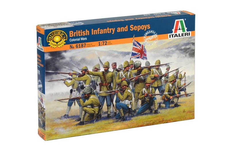 Italeri 6187 INFANTERIE ET ​​SÉPOYS BRITANNIQUES (1/72)