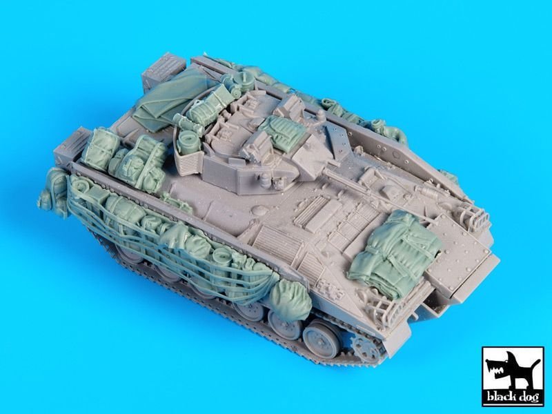 Ensemble d&amp;#39;accessoires Black Dog T72100 British Warrior pour maquette Trumpeter au 1/72 – Bild 5